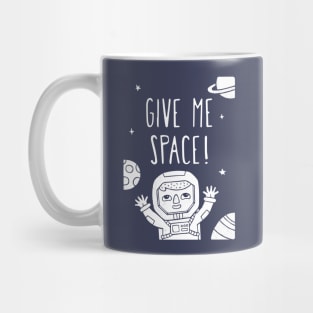 Give Me Space Cute Astronaut Doodle Mug